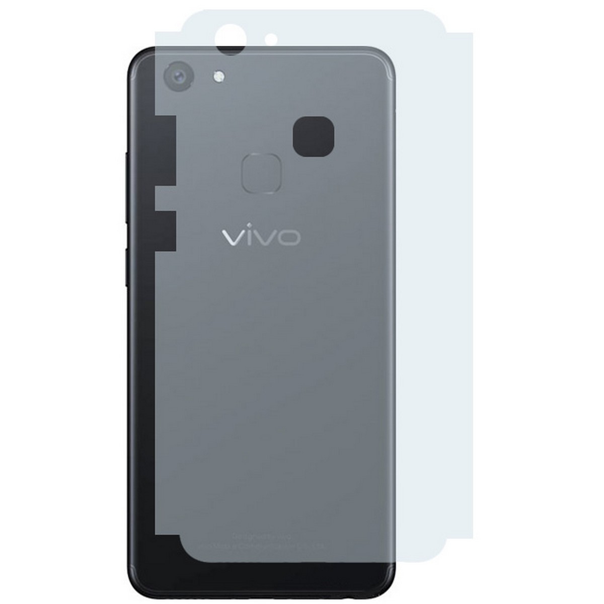 Vivo V7 Plus Back Matte Protector Soft Skin Sheet Soft Film