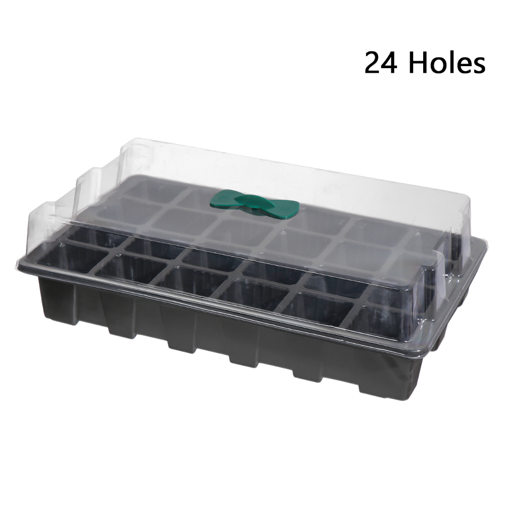With Clear Cover Greenhouse Office Breathable Sprout Plate Planting