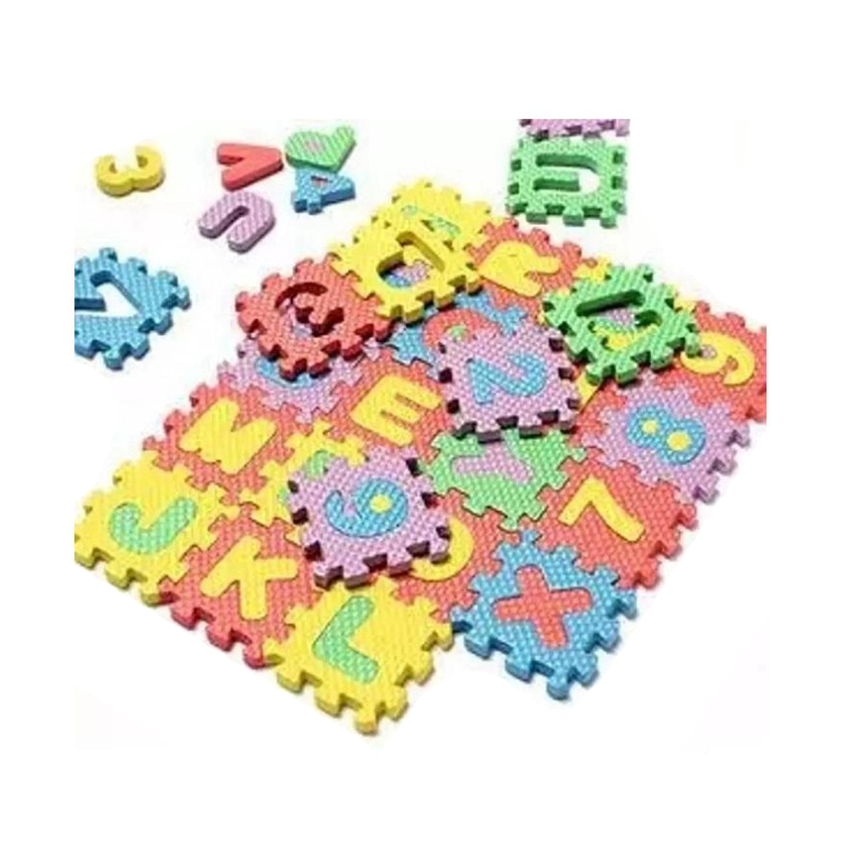 36Pcs Set 4.7Cmx4.7Cm Alphabet Letters Numbers Puzzle Kids Puzzles Toys Foam Mat Children Intelligence Development