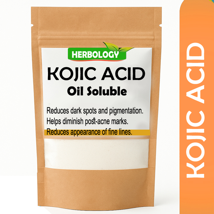Kojic Acid Powder - Dipalmitate Extract Powder,Whitening Skin,Sunscreen and Freckle Removing,Clean Pore Blackhead Remover - Cosmetic Grade