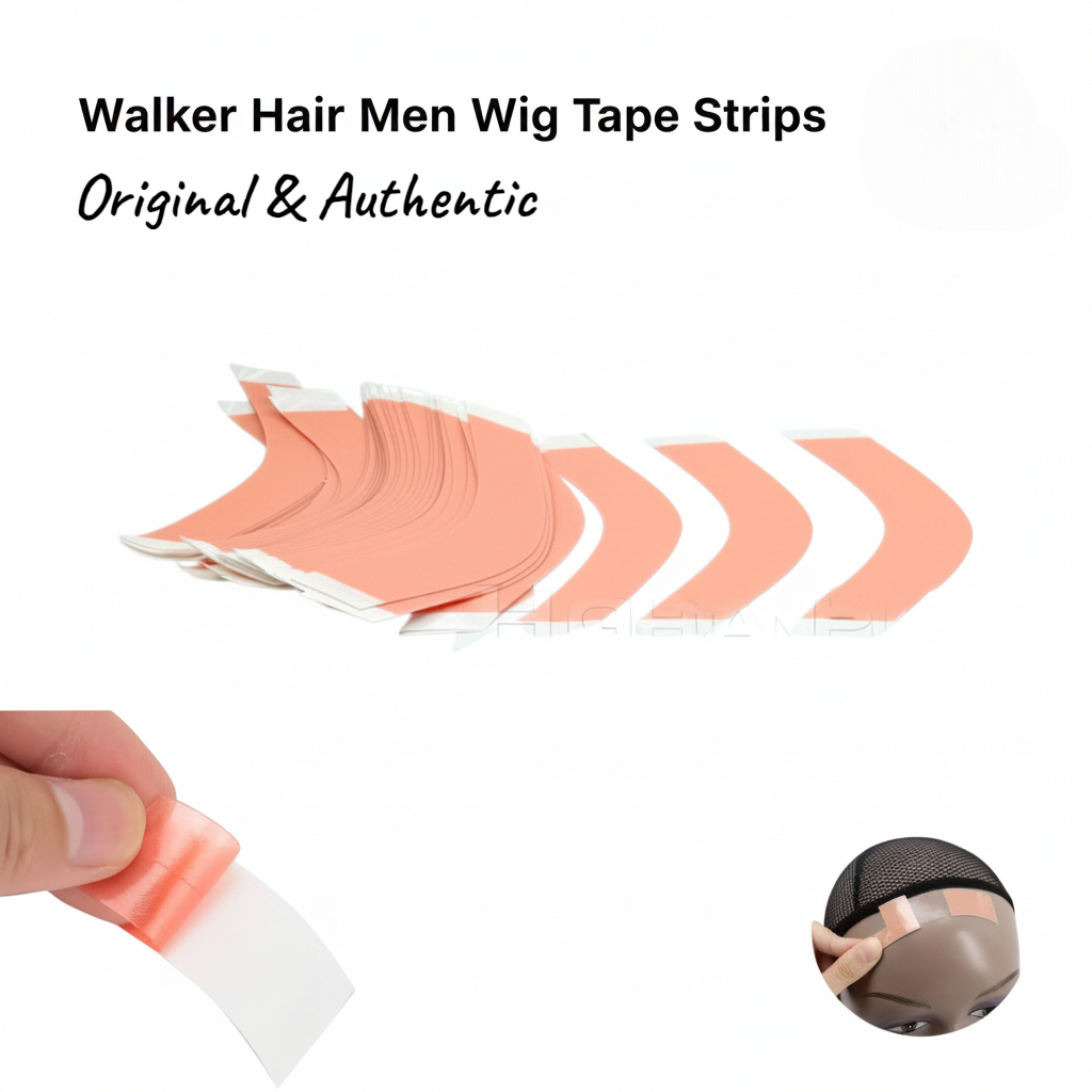 Sensi Tak Double-Sided Hair Extension Tape Strips – 25 Strong Hold Adhesive Strips for Wigs & Hair Systems