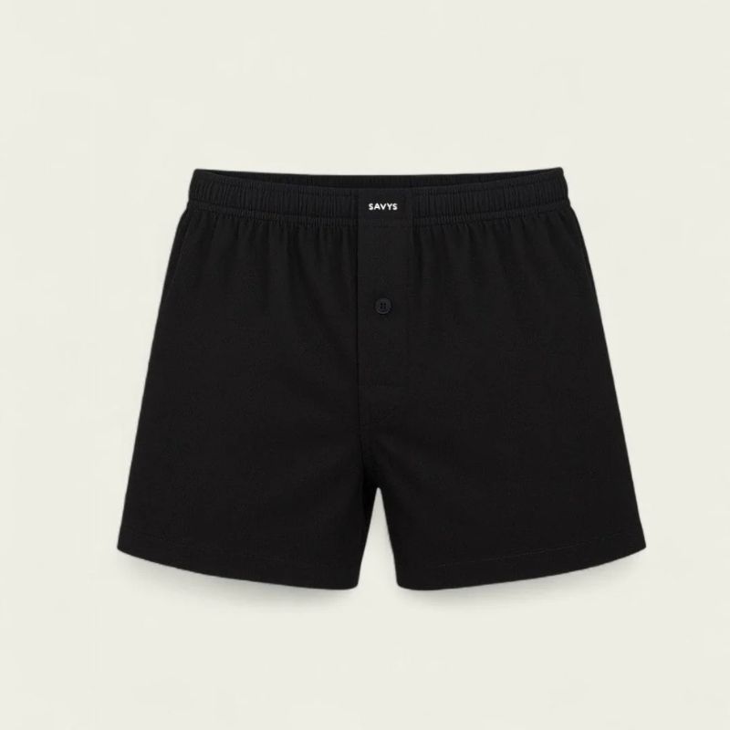 Savys - Men Cotton Boxers - Underwear For Mens - Breathable Fabric For All Day Comfort - Undergarments - Super Soft Micro Nylon Waistband - Underwear For Boy - Body Adaptive Fit -100% Cotton