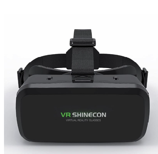 Shinecon G06A 3D Virtual Reality Headset for 4.5-7.0 Inch Smartphones with Adjustable Goggles and High-Resolution Lenses