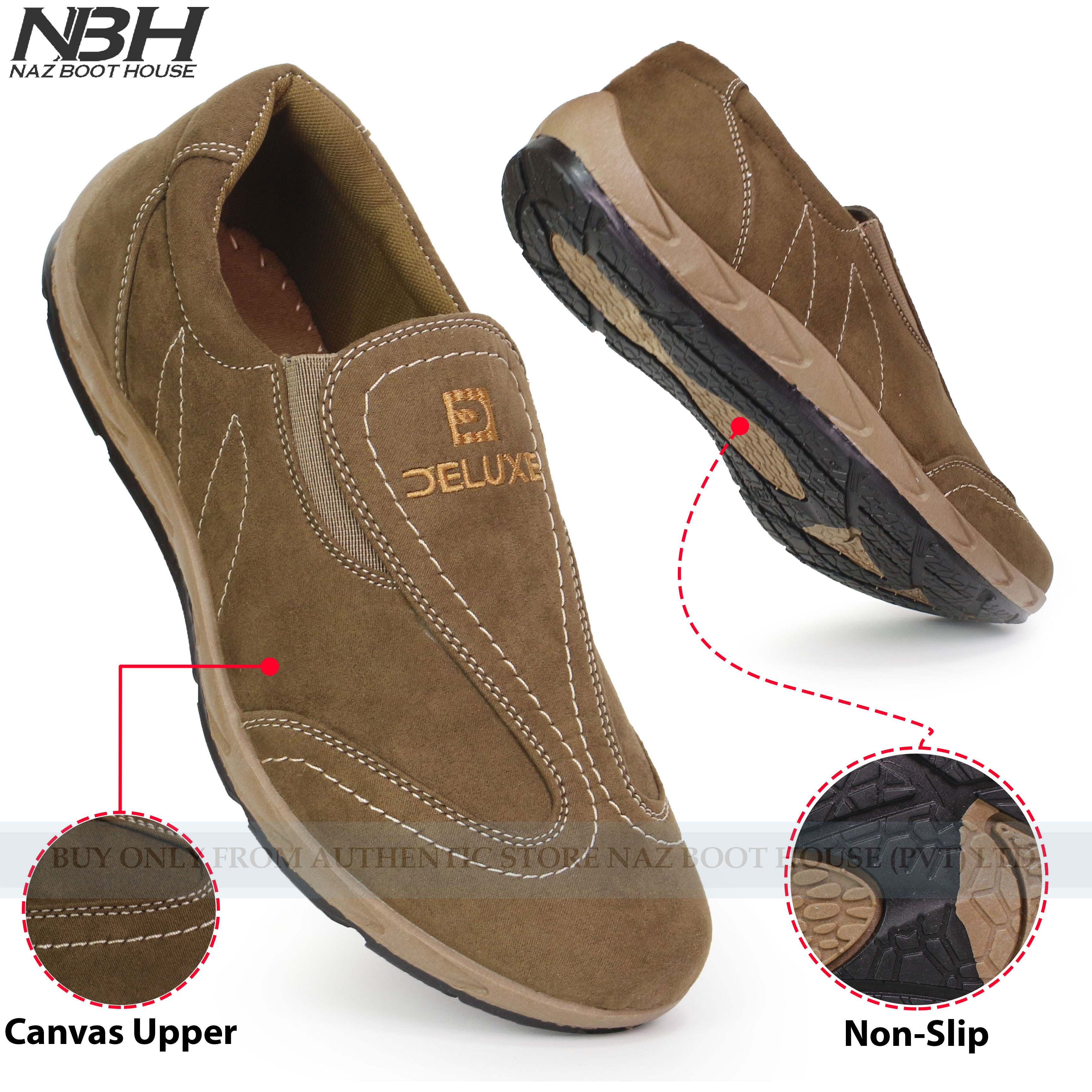 NBH Shoes For Mens - Non Slip Canvas Shoes For Boys - Breathable Running Shoes For Men - Nubuck Trendy Sneakers For Men - Sports Shoes For Boys - Joggers Shoes For Men - Perfect Gift For Boys