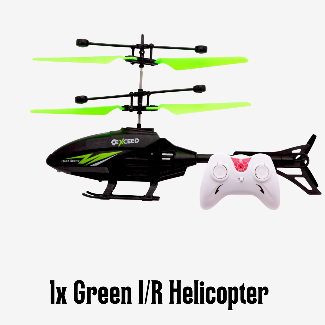 Green RC Helicopter