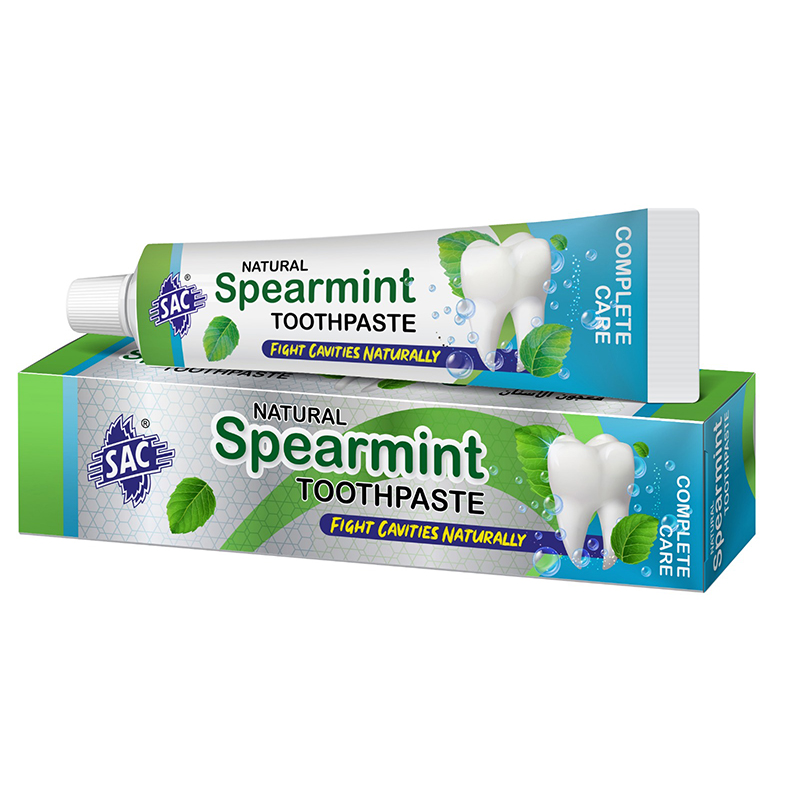 Spearmint Toothpaste - 125gm - Herbal toothpaste for healthy gums - Oral Health by SAC