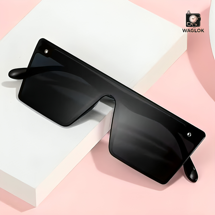 HD Vision Fashion Sunglasses – Trendy Oversized Frame | 100% UV Protection | Street Style Essential