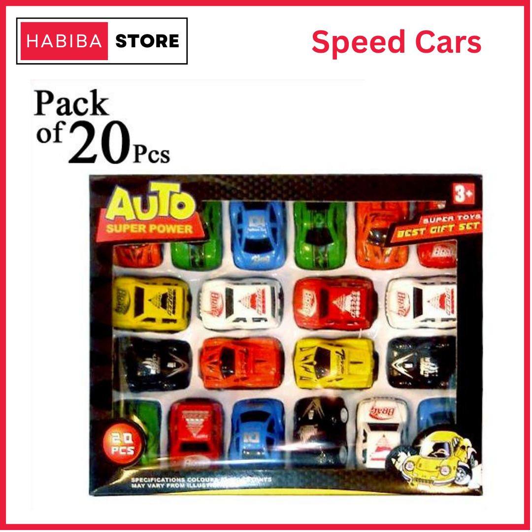 5pcs & 20 Pcs Pull Back Mini Car Set Toy for Kids - Best Gift for Children Multicolor Small Cars - Habiba Store (Lahore)