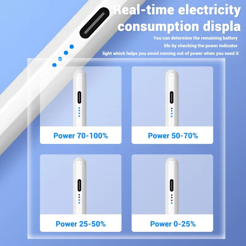 Universal Stylus Pen – Fine Point Metal Tip Touch Screen Pen for Android,Tablet & PC | Smooth Writing, Drawing & Note Taking Experience | Lightweight High Precision Digital Stylus