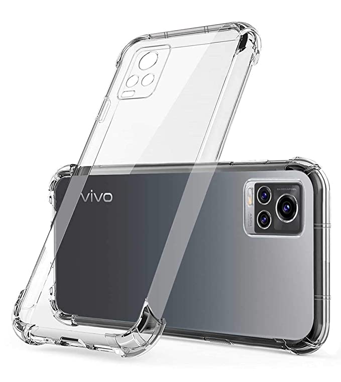 Transparent Back Cover for Vivo V21E and Y73 2021 with Camera Protection