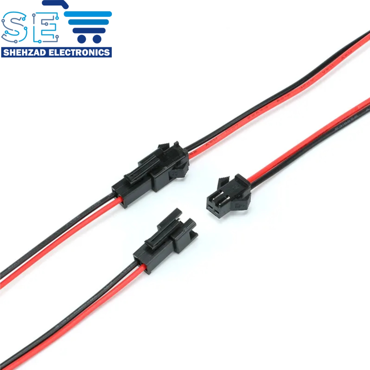 5/10 Pairs 2 Pin JST Connector Cables (Male & Female Plug Wire Set) for RC Battery, LED Strip & DIY Projects – Shehzad Electronics