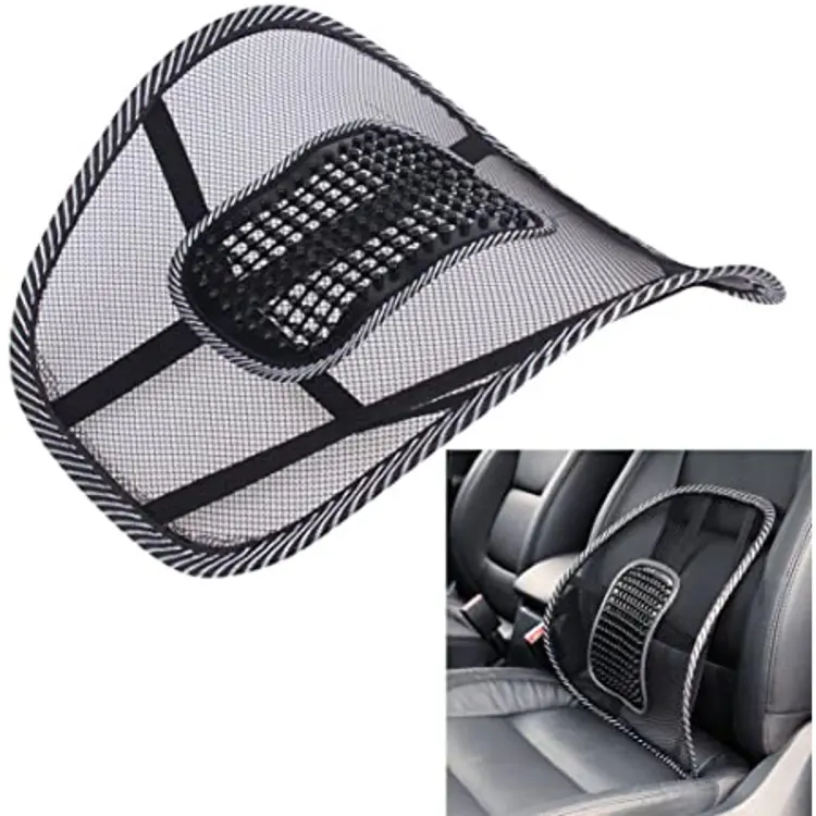 2 Pcs Air Back Car Office Seat Lower Back Pain Relief Cushion