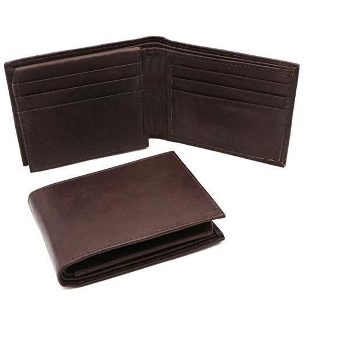 BROWN LEATHER WALLET
