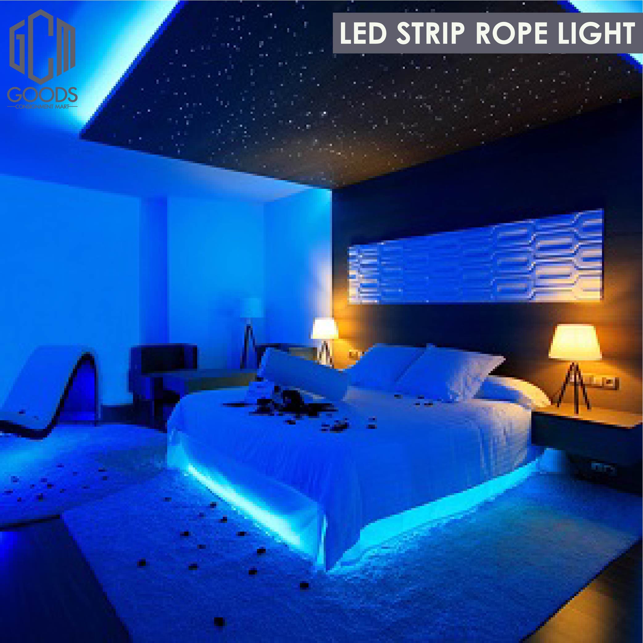 Blue deals rope lights