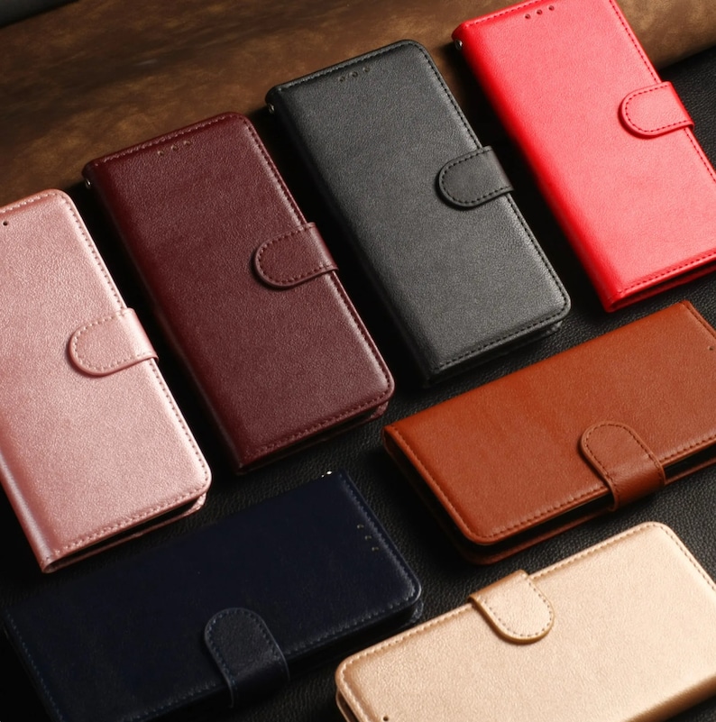 Brand Set Custodia per OnePlus 8T Case Cover in Similpelle Stile