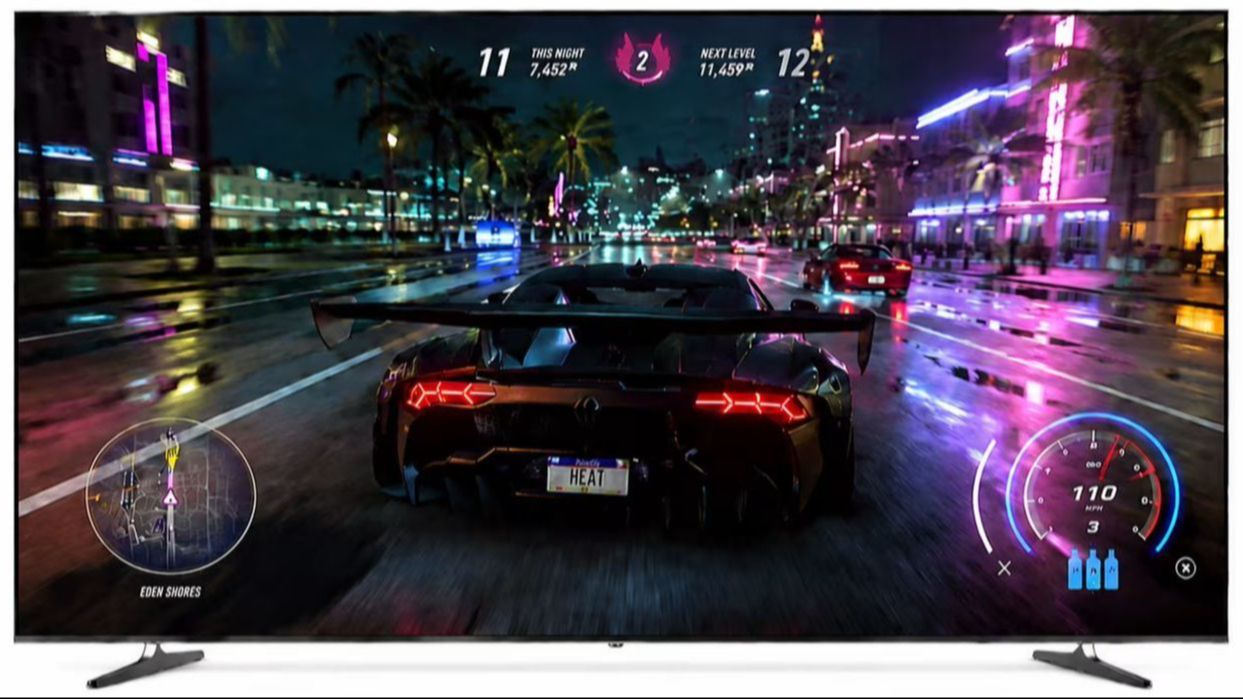 EcoStar CX-55M981 55 Inch 4K QD Mini LED Google TV 144Hz Dolby Vision Dolby Atmos HDMI 2.1 Android 14