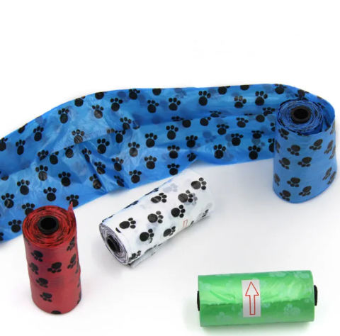 10/20/40 Rolls of Baby Diaper Diaper Disposal Bag Rubbish Bags Pet Dog Poo Waste Bag Rolls Garbage Pets Wastage Bags