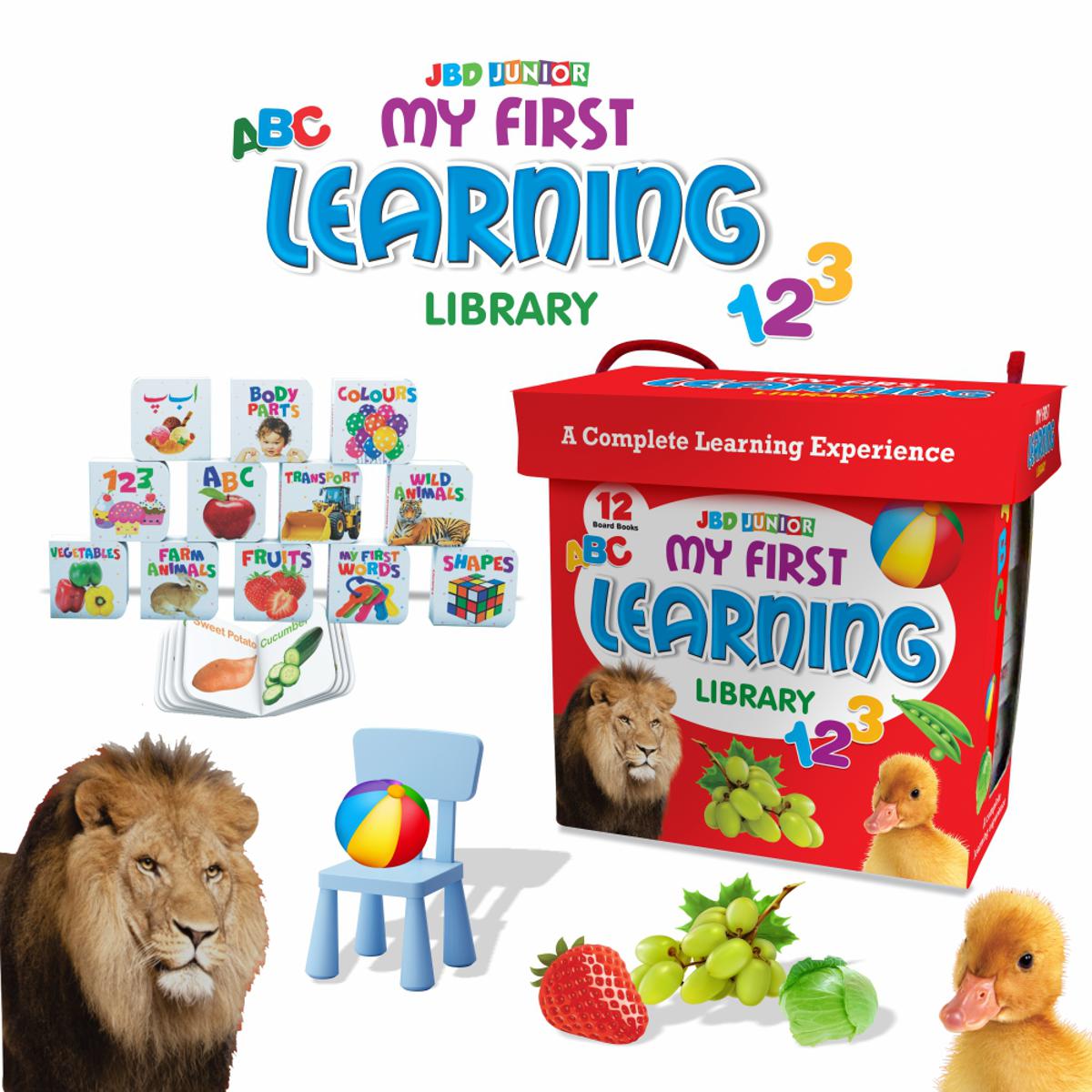 My First Library : Boxset of 12 Board Books for Kids Board book ...