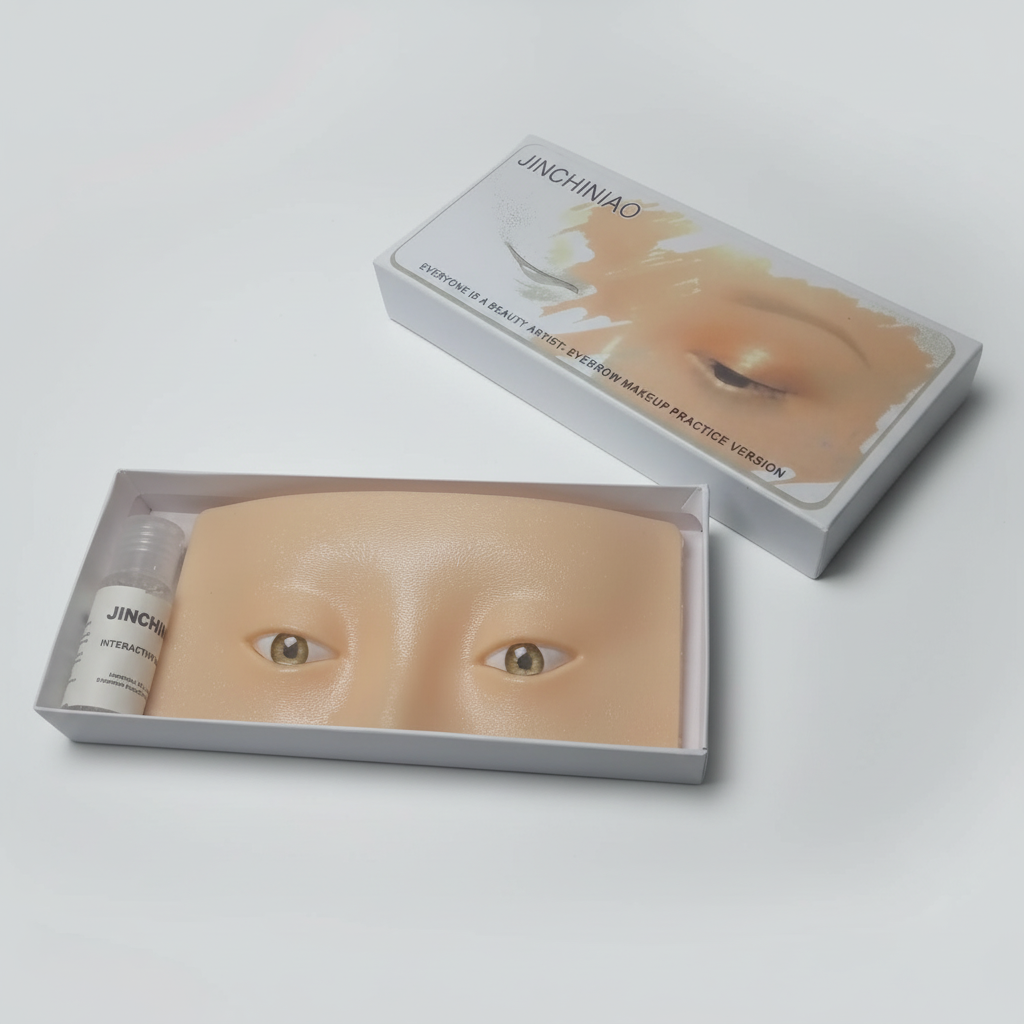 Reusable Eye Dummy Practice Board | Best Makeup Practice Board For Face and Eyes | Makeup Board for Practice Eye, Face, Eyelash Makeup, Eyeshadow Application with Brush | Eye Dummy For Makeup Practice Board | Ideal Choice For Makeup Learning Beginner