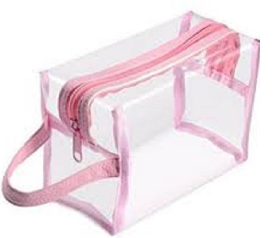 Multi Purpose Vanity Box Material: plastic Tailored with Transparent Standard Quality with High Finish Stitches. Color - Cosmetic Pouch Makeup Organizer Beauty Bag Travel Pouch Transparent Cosmetic Case Skincare Storage Makeup Storage Durable Plastic Pouc
