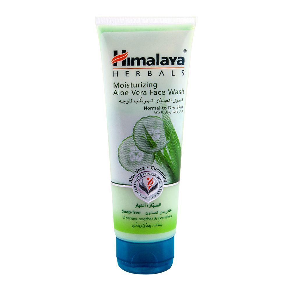 himalaya moisturizing aloe vera face wash normal to dry skin