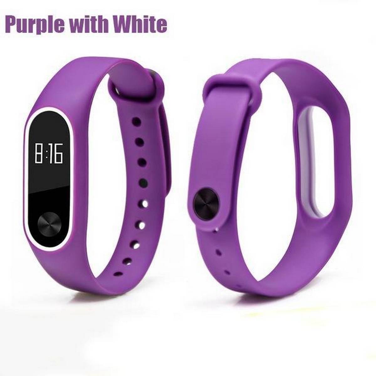 Mi Band Purple Xiaomi Mi Band Strap Purple White