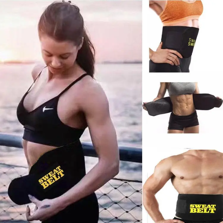 Unisex Sweat Belt Waist Trimmer Shapers Waist Trainer Corset Shapewear  Walking Jogging Control Body