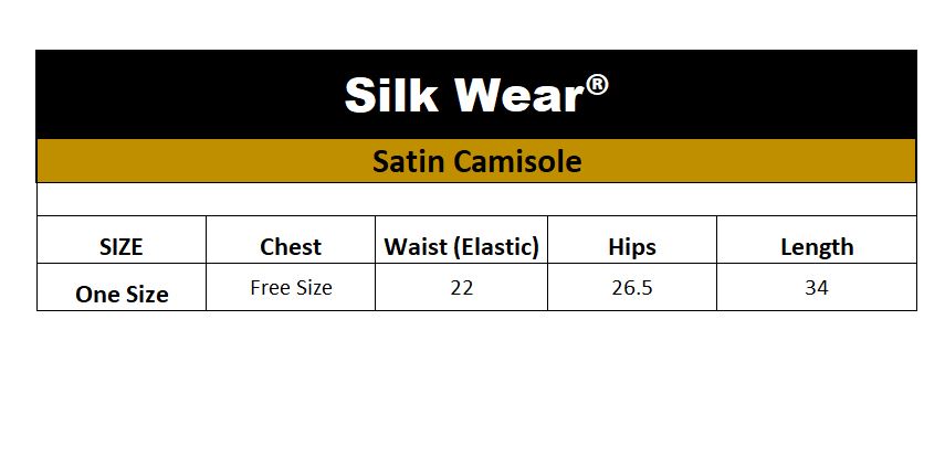 Memon Online - Short Silk Silky Camisole For Women Girl Cami Top Nighties For Women