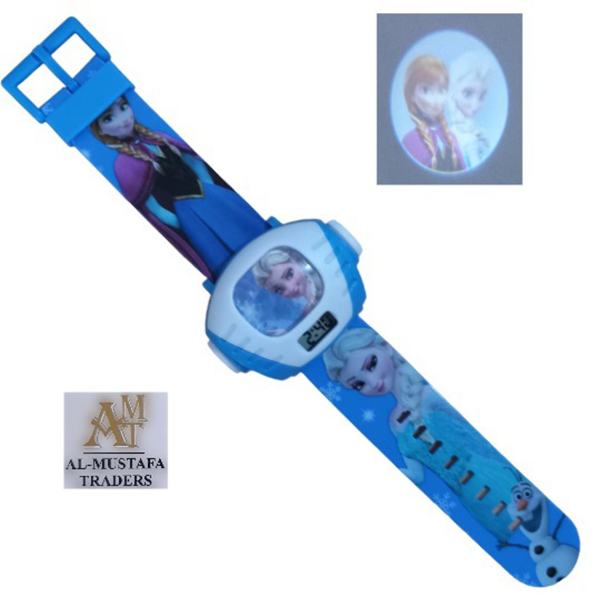 Digital Projector Wrist Watch For Girls Colors and Design May Vary