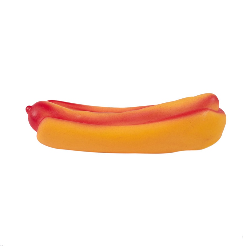 rubber hot dog
