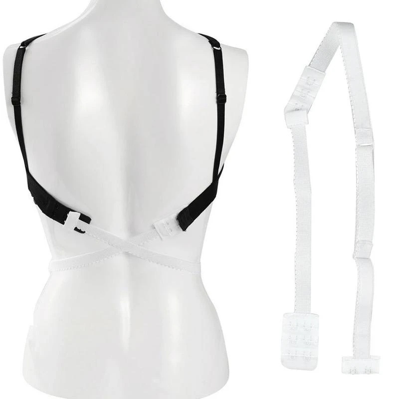 Low-back Converter Invisible Bra Back Strap 1Pc Underwear Accessories  Adjustable Adapter Extender Hook Women Dress Backless Bra Strap