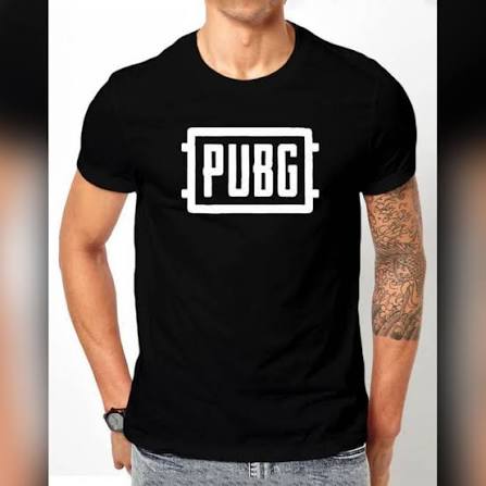 Free  fire T shirt for Man  Printed Summer collection Cotton Round Neck Half sleeve black