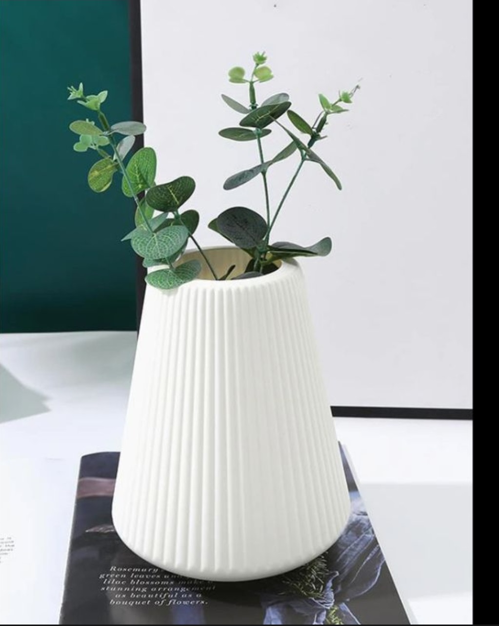 Plastic non breakable vases decoration home  Flower Arrangement Living Room Origami flower pot for interior