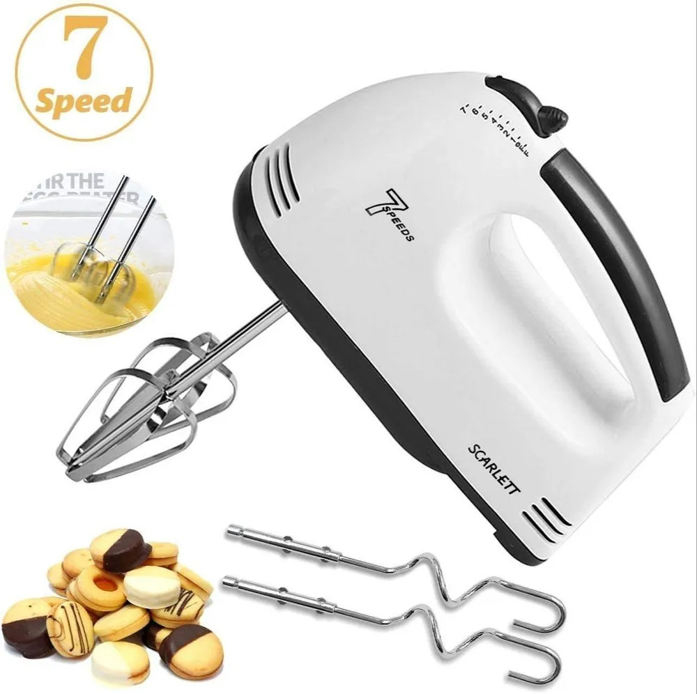 Hand Mixer 5 Speed 180W Electric Egg Beater Cake Baking