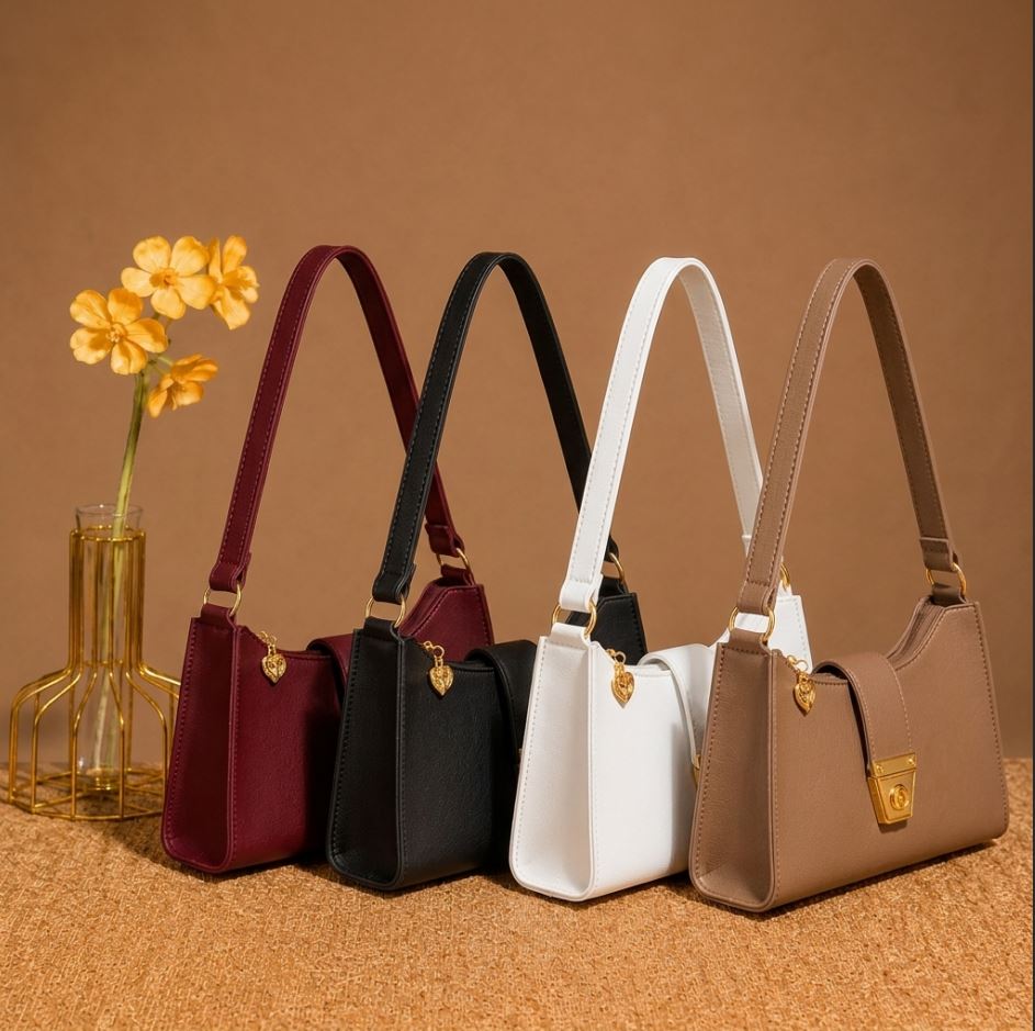 Fashion Club Handbag for Girls | Stylish PU Leather Shoulder Bag for Women | Fashion Tote Bag | Crossbody Purse | Casual Ladies Handbag for College, Office & Shopping  Option 2: