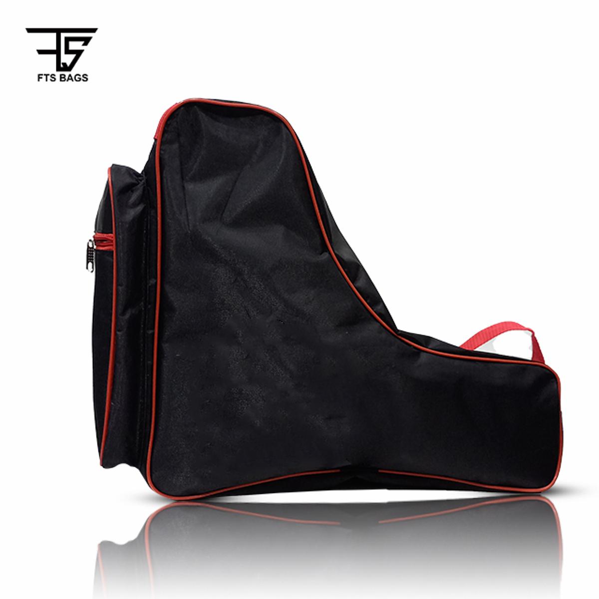 New Professional Roller Skating Bag Handbag Universal Roller Skates with side pocket, Breathable Ice Skate Bags with Adjustable Shoulder Strap, Oxford Cloth Skating Shoes Storage Bag