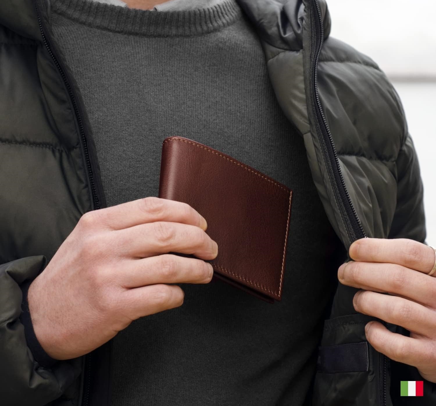 100% Genuine Cow Leather Wallet for men
