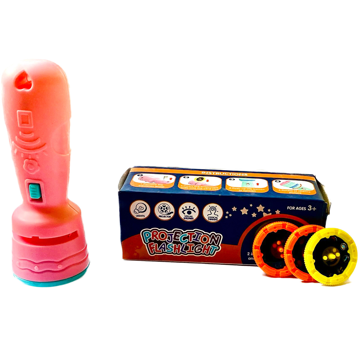 Projector flsah light for kids Early learning toys Daraz.pk
