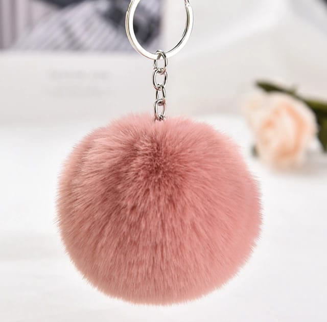 Pom pom keychain on sale target