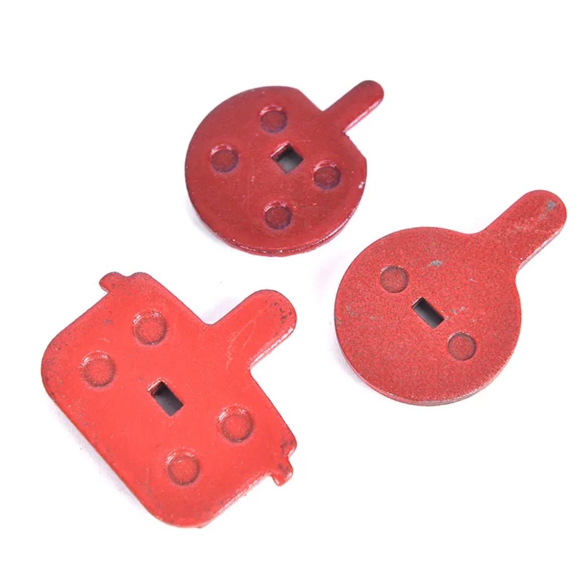 Pair of 1 Mountain Bike Cycling Copper Fiber Metal Disc Brake Pads Bike Accessories Cycle Bicycle Round And Square Brake Shoe Or Brake Pads Cycle