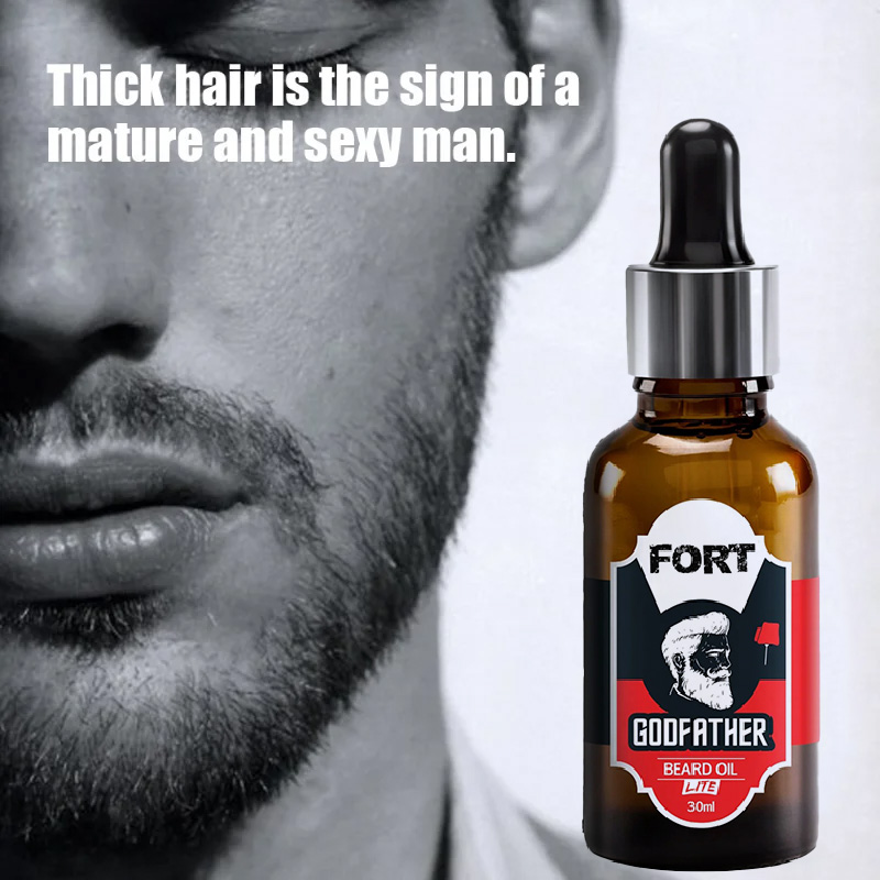 FORT Beard Growth Oil | Best Beard Growth Oil | Beard Growth Guaranteed | Fast Beard Growth Oil For Men | 30ml