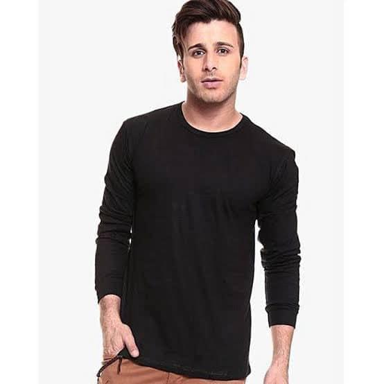 Round Neck Full Sleeves Plain ( Jersey 