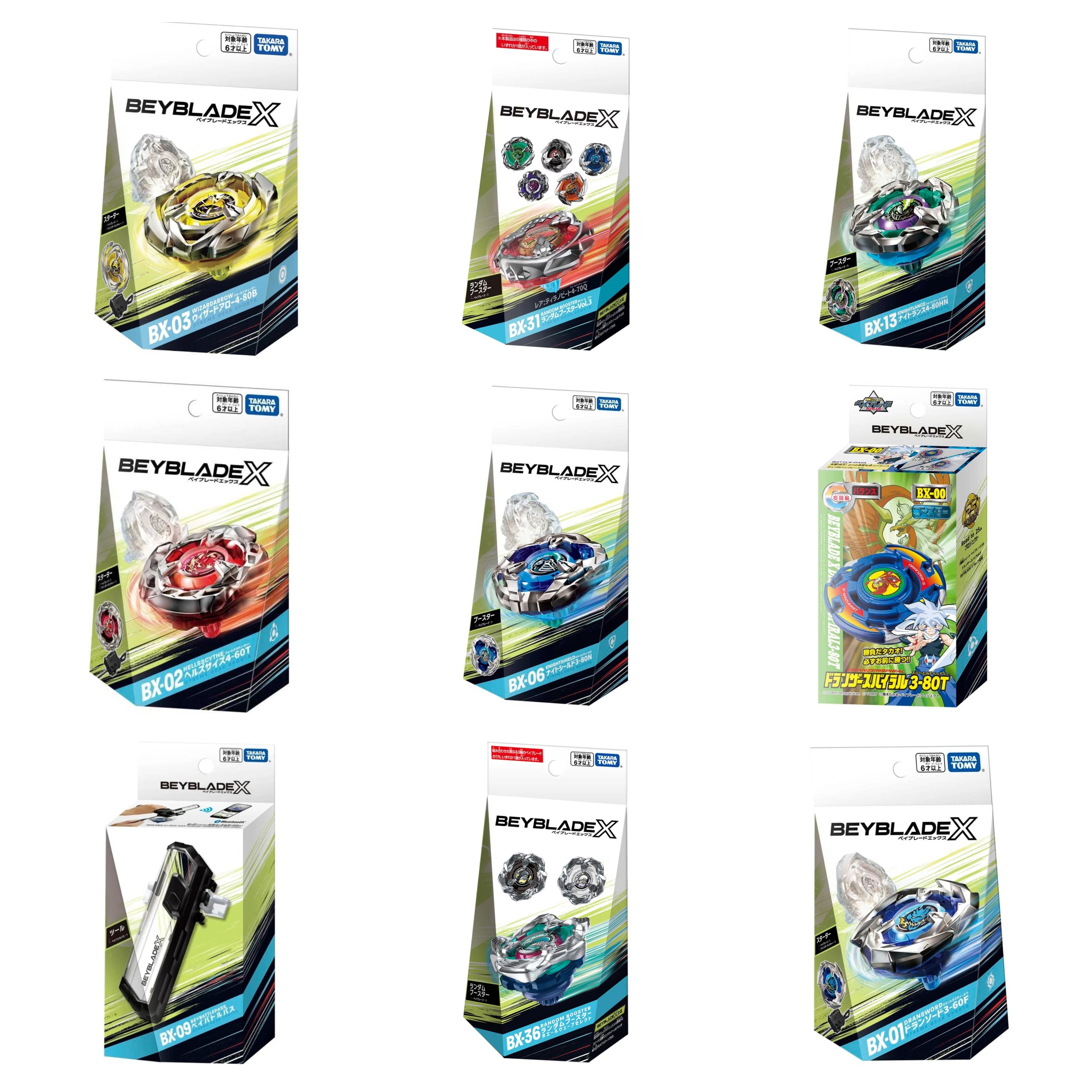 Original Takara Tomy Beyblades new Sealed Box Pack Beyblade X Beyblade Metal fusion fury master