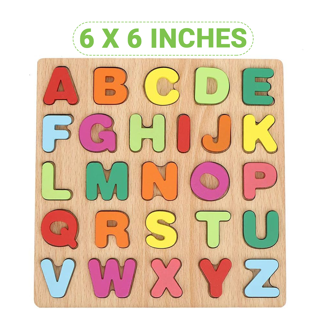 Urdu alphabet Puzzle Board Wooden  Childhood English learning Educational Toy  Learning Cognition Letters  Urdu learning Educational Toy