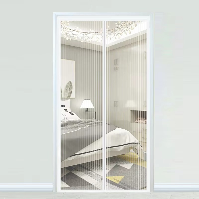 Cosizy - Anti Mosquito Net | Magnetic Mesh Curtain | Screen Door Curtain Net | Automatic Closing Door Mesh | Anti Insect Bug Fly Partition Striped Door Curtain