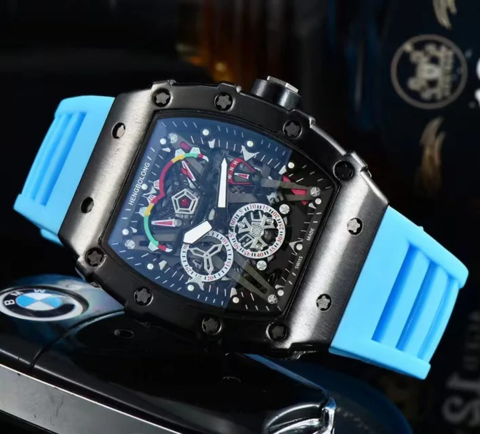 Top Hot Selling  Watch for Man Boys-Sports Watches Rubber Strap for Boys & Men| New Fashion Sports Rubber Strap Wristwatches