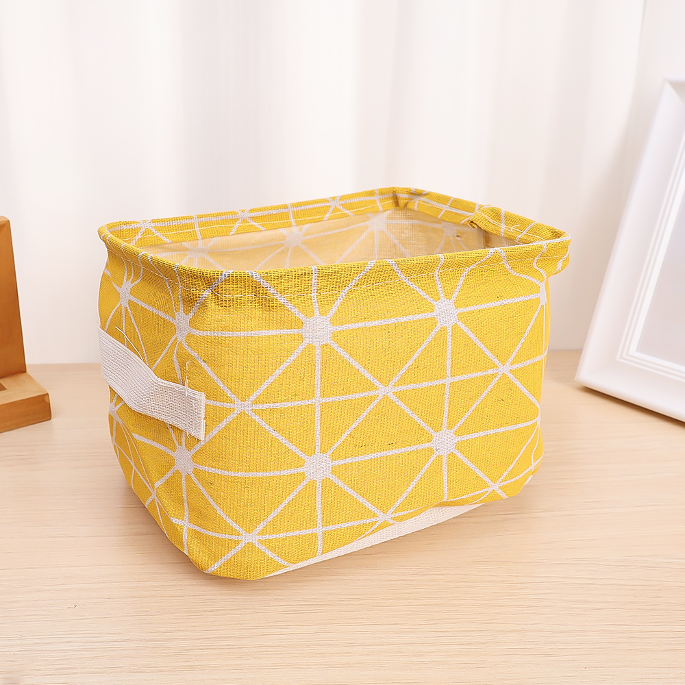 Folding Storage Basket DIY Dormitory Sundries Toy Desktop Organizer