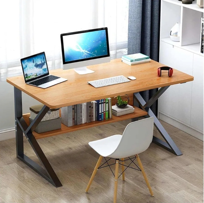 Computer and Study Table K-Shape Gaming Table, Office Table, Study Table, Computer Table, PC Gaming Table, Writing Table and with Modern K-Shape Design