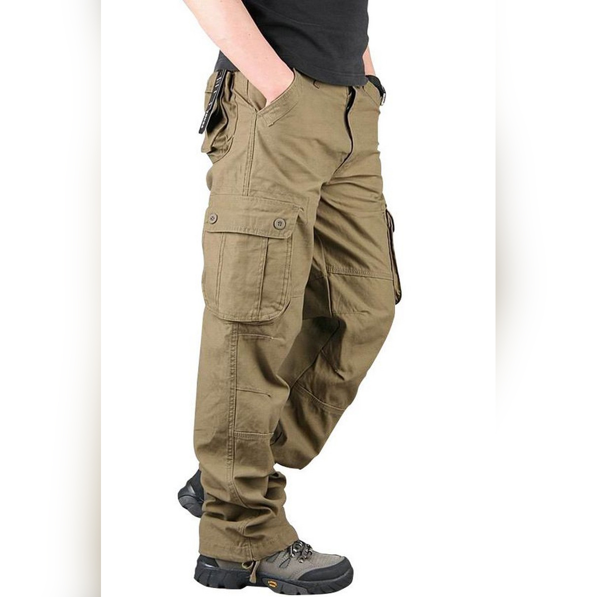 High Quality Cargo Trousers For Men | Cargo Pant Trousers All Waiste Size & Multicolors Cargo 6 Pockets Trousers For Casual Use & Gym