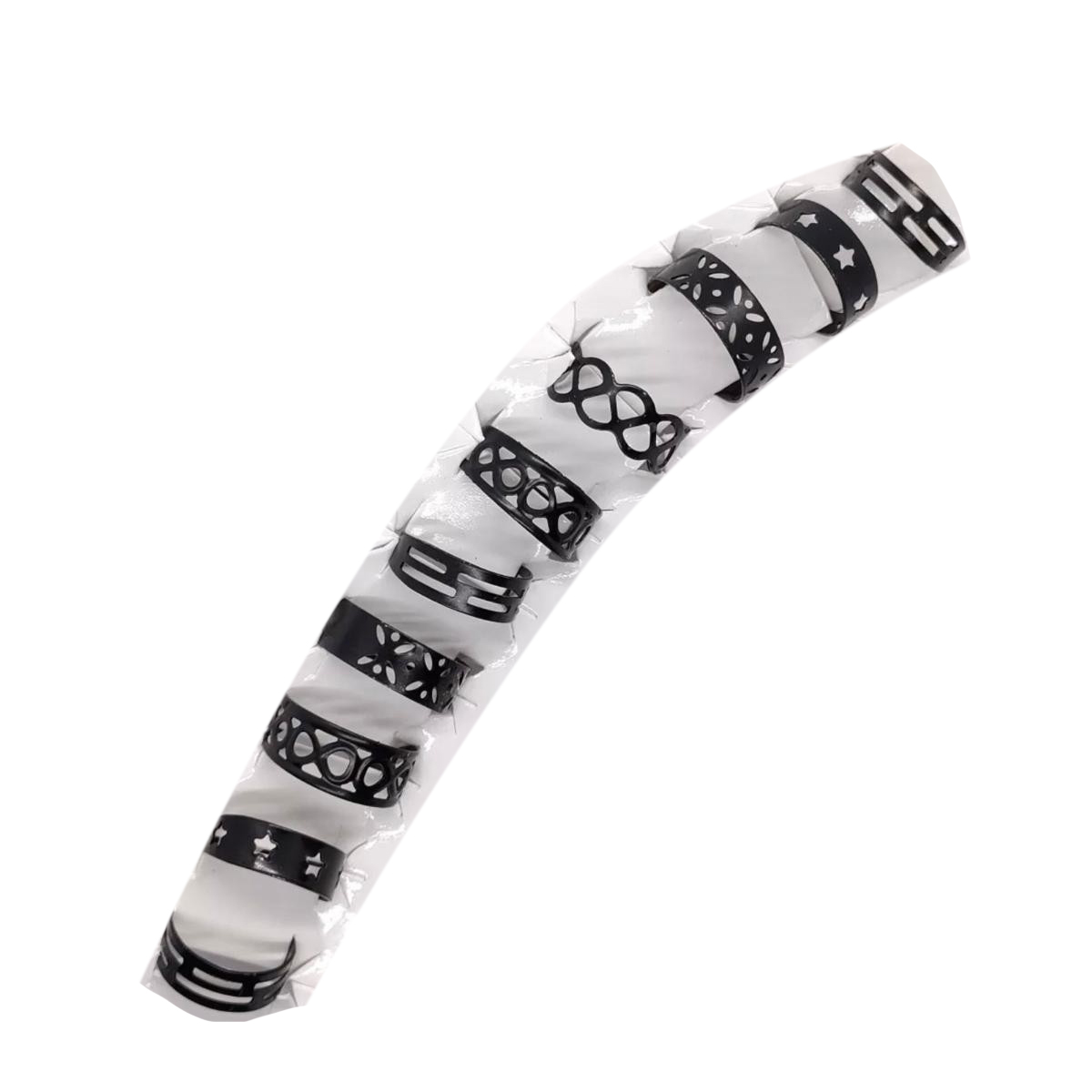 10 pcs/set Golden/black Ring set women Wedding Anniversary rings for girls